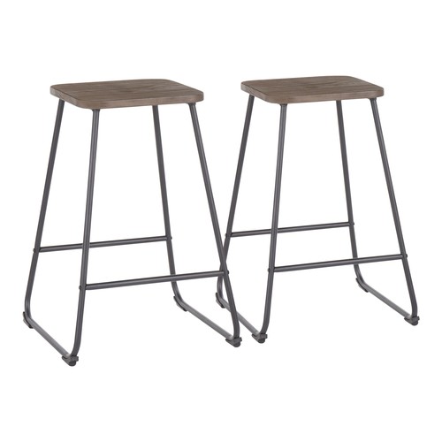 Zac 26" Fixed-height Counter Stool - Set Of 2